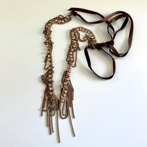 Stella and Dot Alexis Fringe Necklace